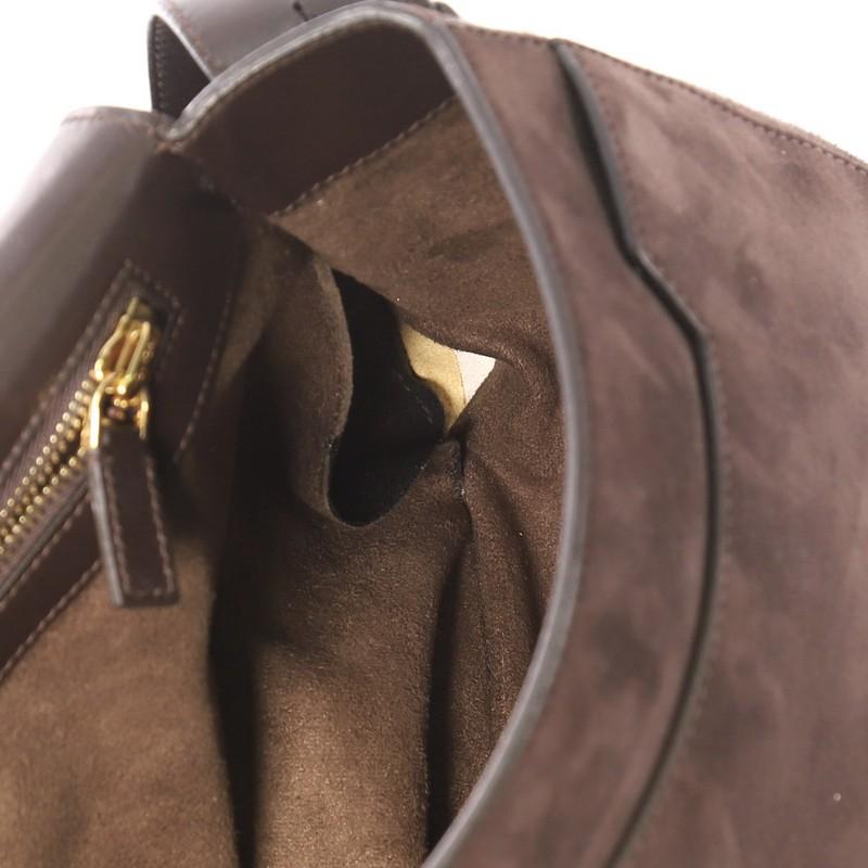 Women's or Men's Tom Ford Jennifer Soft Medium Suede and Leather Saddle Bag 
