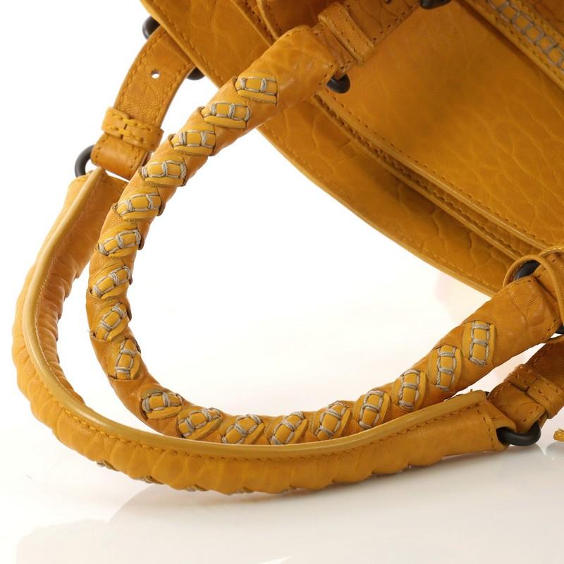Bottega Veneta Roma Handbag Leather with Intrecciato Detail Medium 3