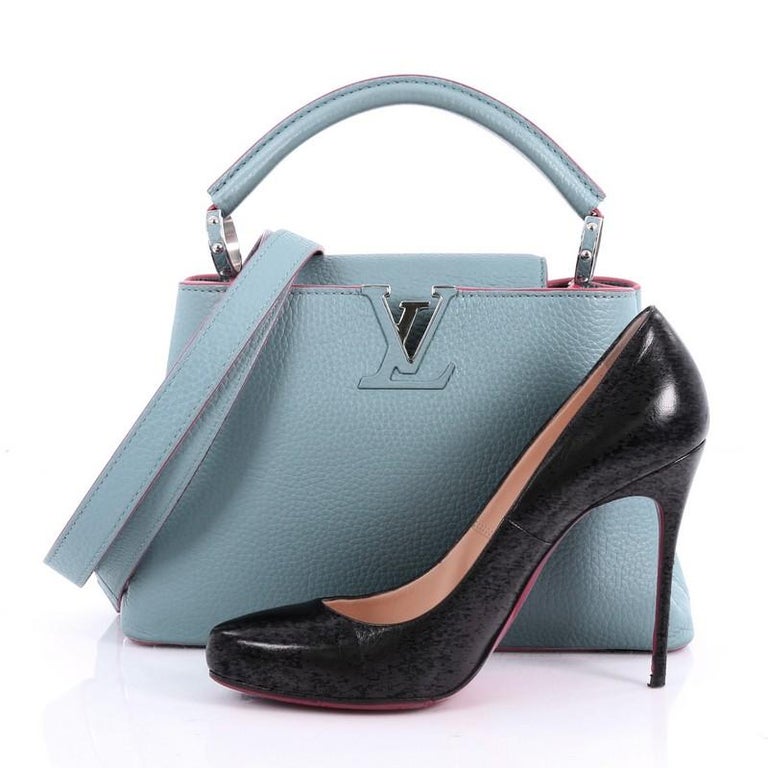 Louis Vuitton Capucines Bb In Turquoise, ModeSens