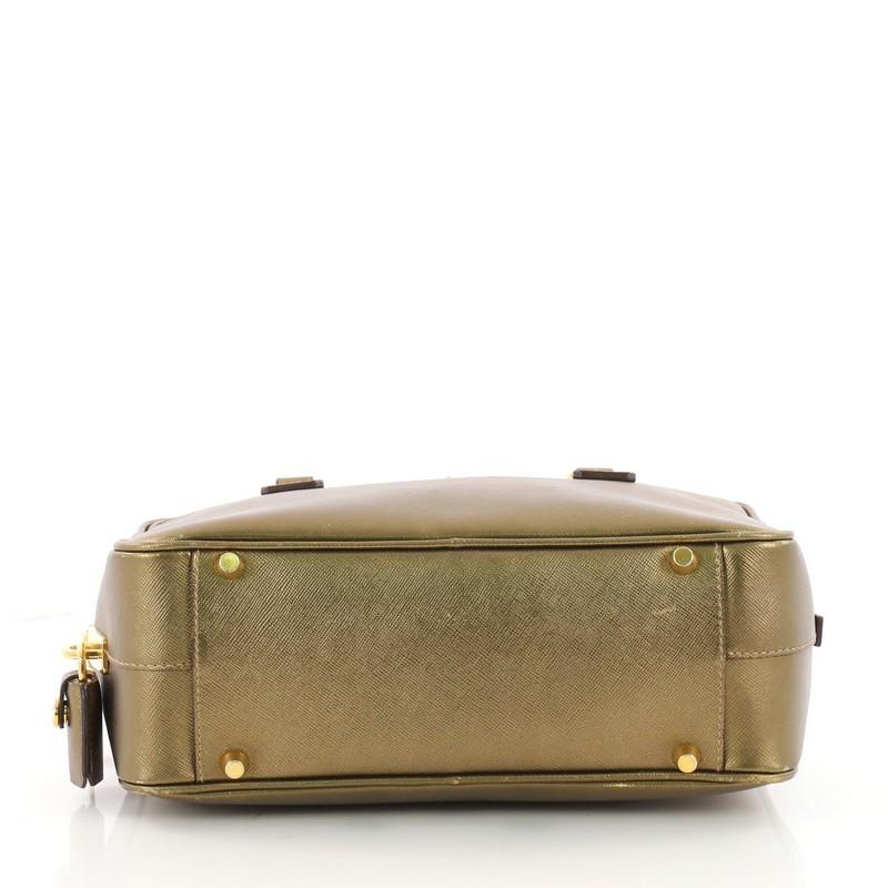 Women's or Men's Prada Bauletto Handbag Saffiano Leather Small