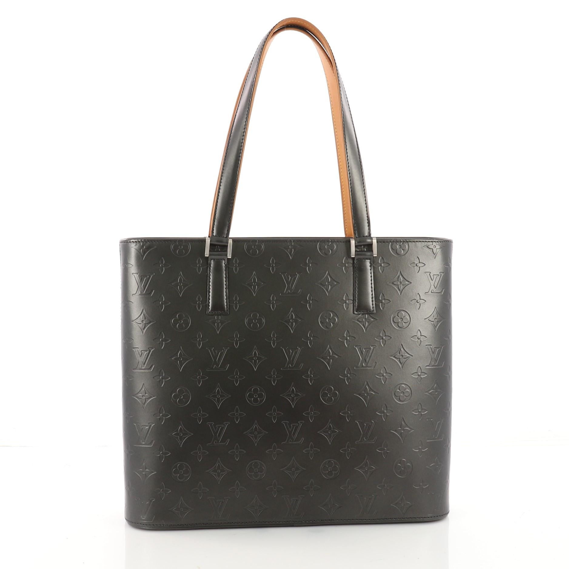 Black Louis Vuitton Mat Wilwood Handbag Monogram Vernis