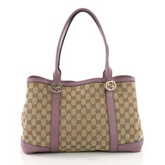 Gucci Miss GG Tote GG Canvas with Leather Medium