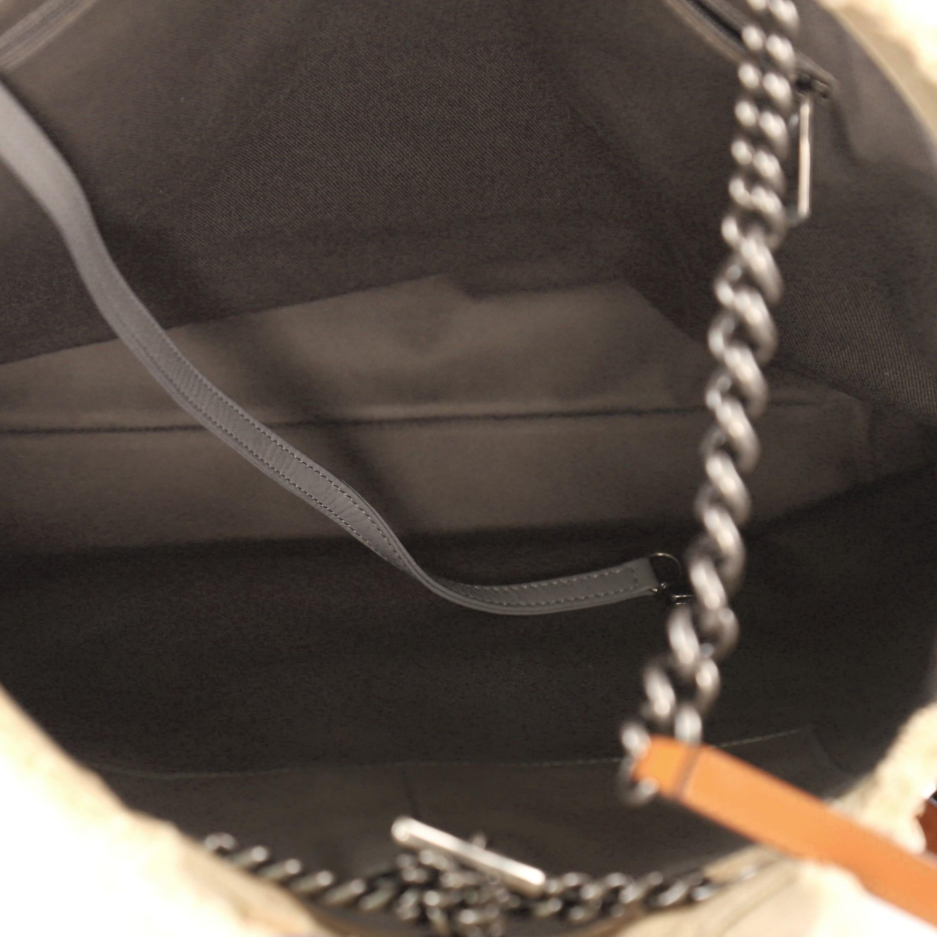 Chanel Art School Oh My Boy Tote Graffiti Canvas 1
