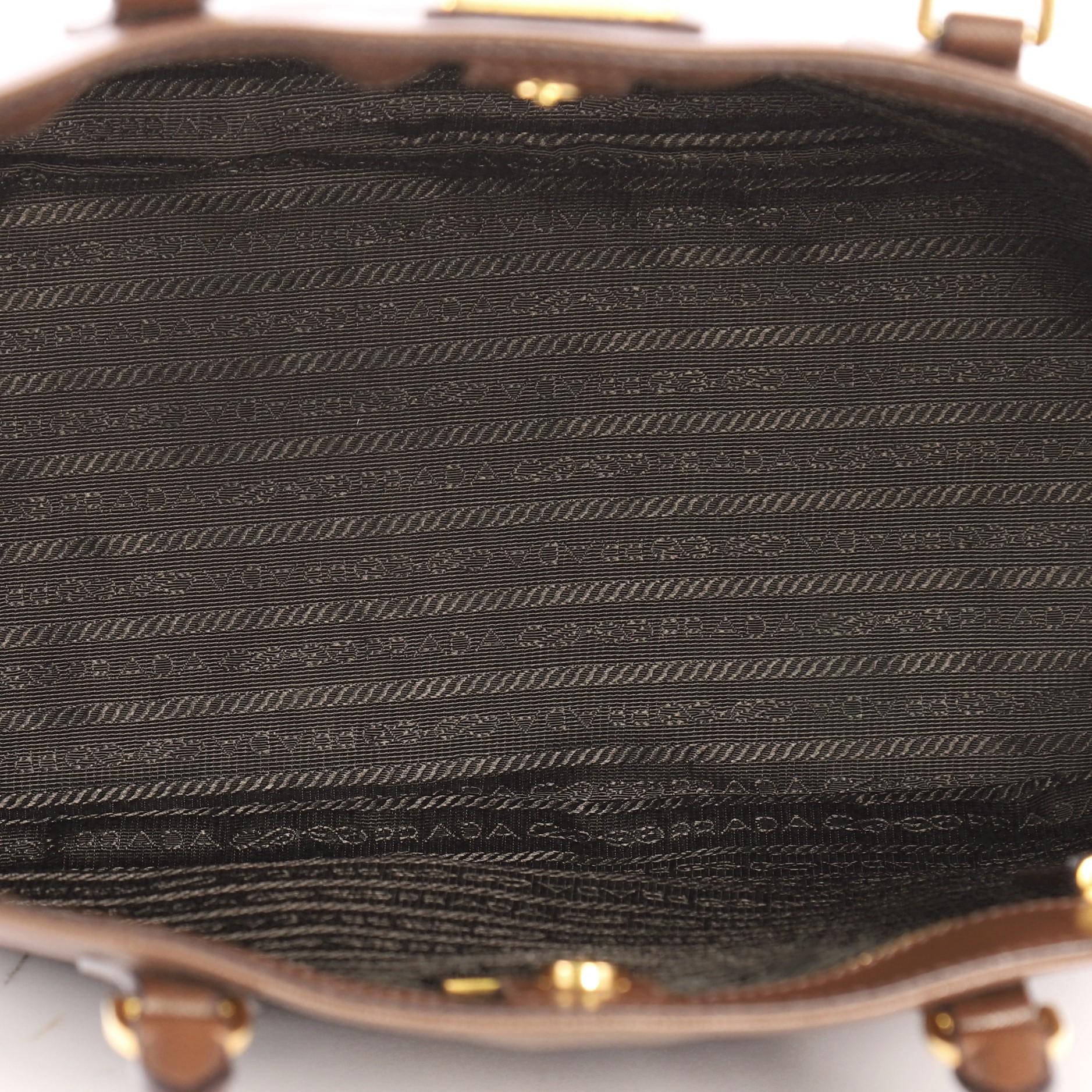Prada Convertible Open Tote Saffiano Leather Medium 1