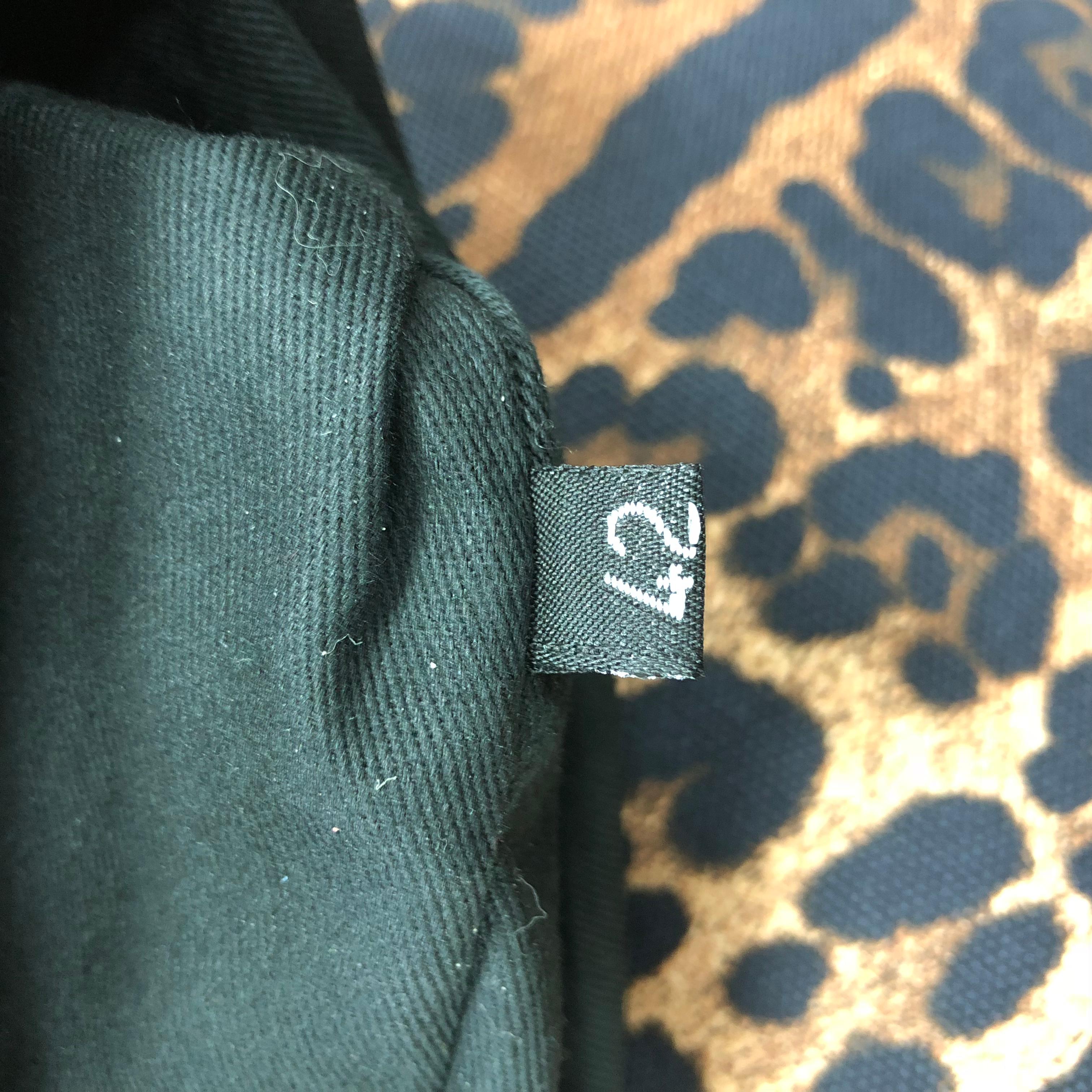 Dolce & Gabbana Soft Miss Sicily Handbag Leopard Print Canvas Large 2