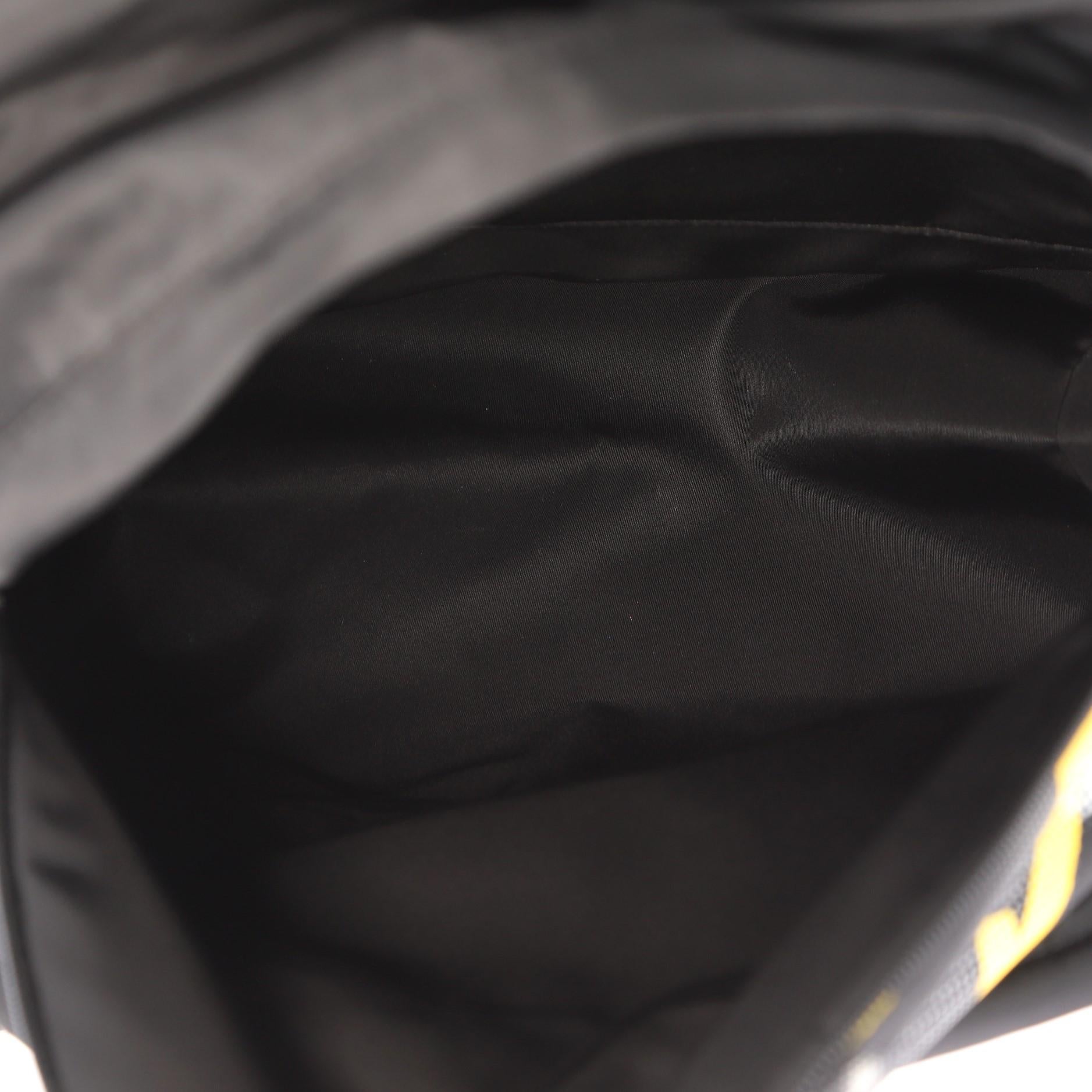 Prada Front Pocket Backpack Printed Tessuto Medium 1