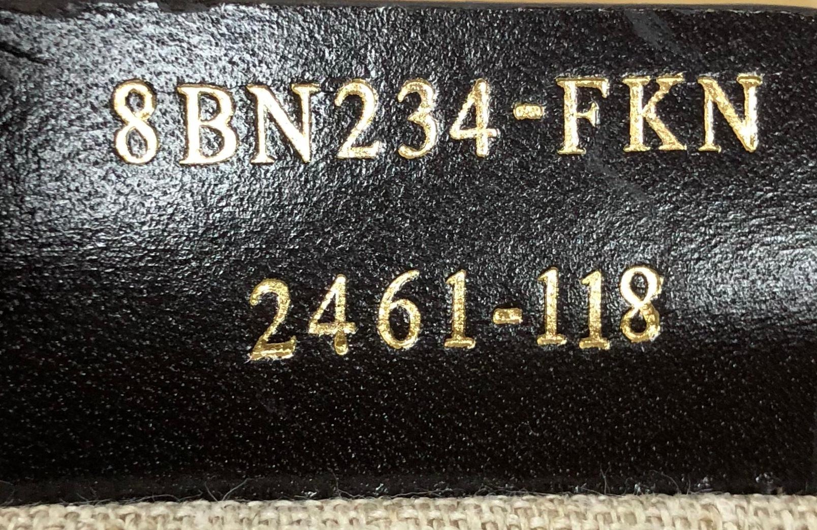 Fendi Silvana Bag Leather with Pequin Striped Canvas Small 1