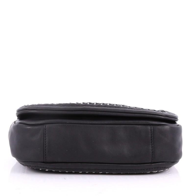 Chanel Luxe Ligne CC Flap Bag Leather Medium In Good Condition In NY, NY