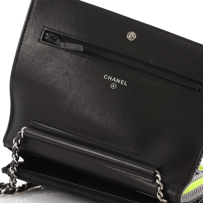 Chanel Fluo Boy Wallet on Chain Quilted Canvas 2