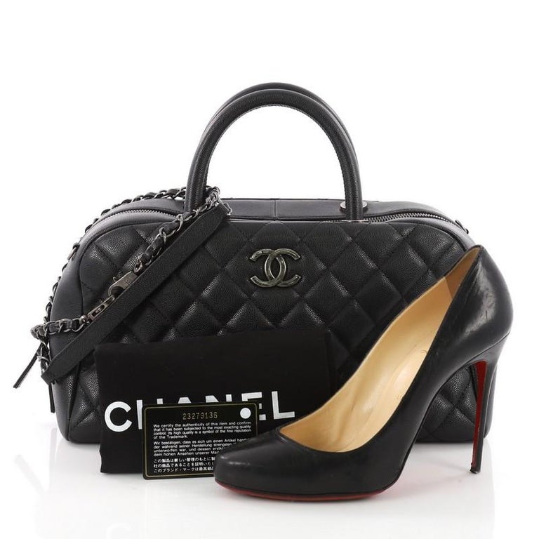 chanel coco caviar handle