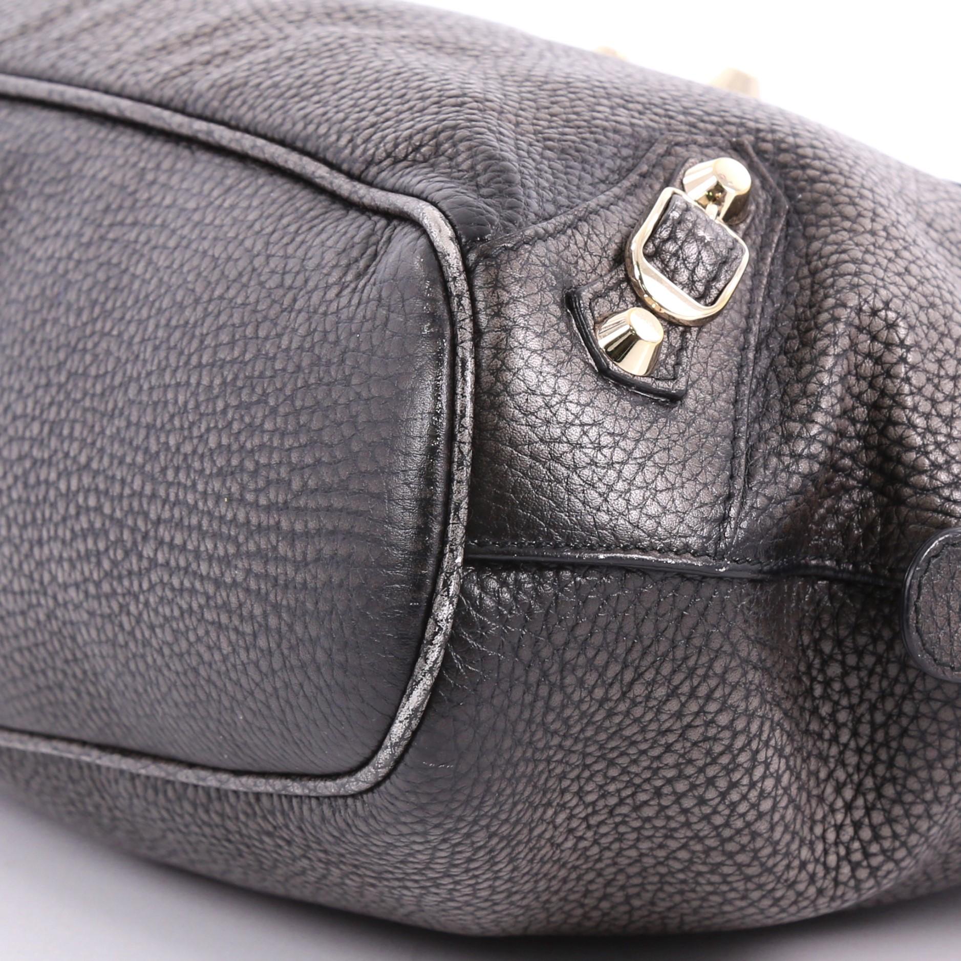 Balenciaga Convertible Bowling Bag Classic Studs Leather Mini 1