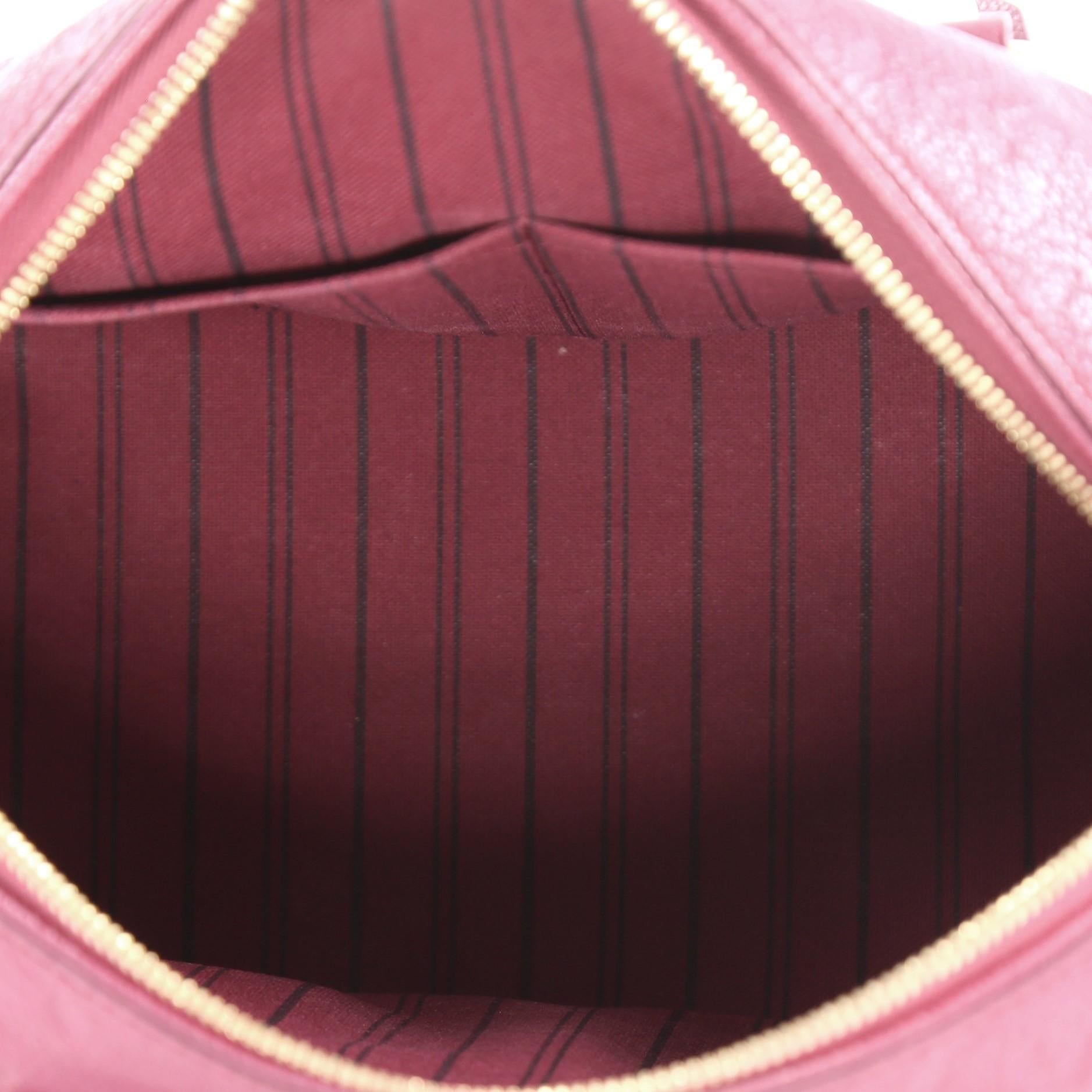 Louis Vuitton Speedy Bandouliere Bag Monogram Empreinte Leather 25 3