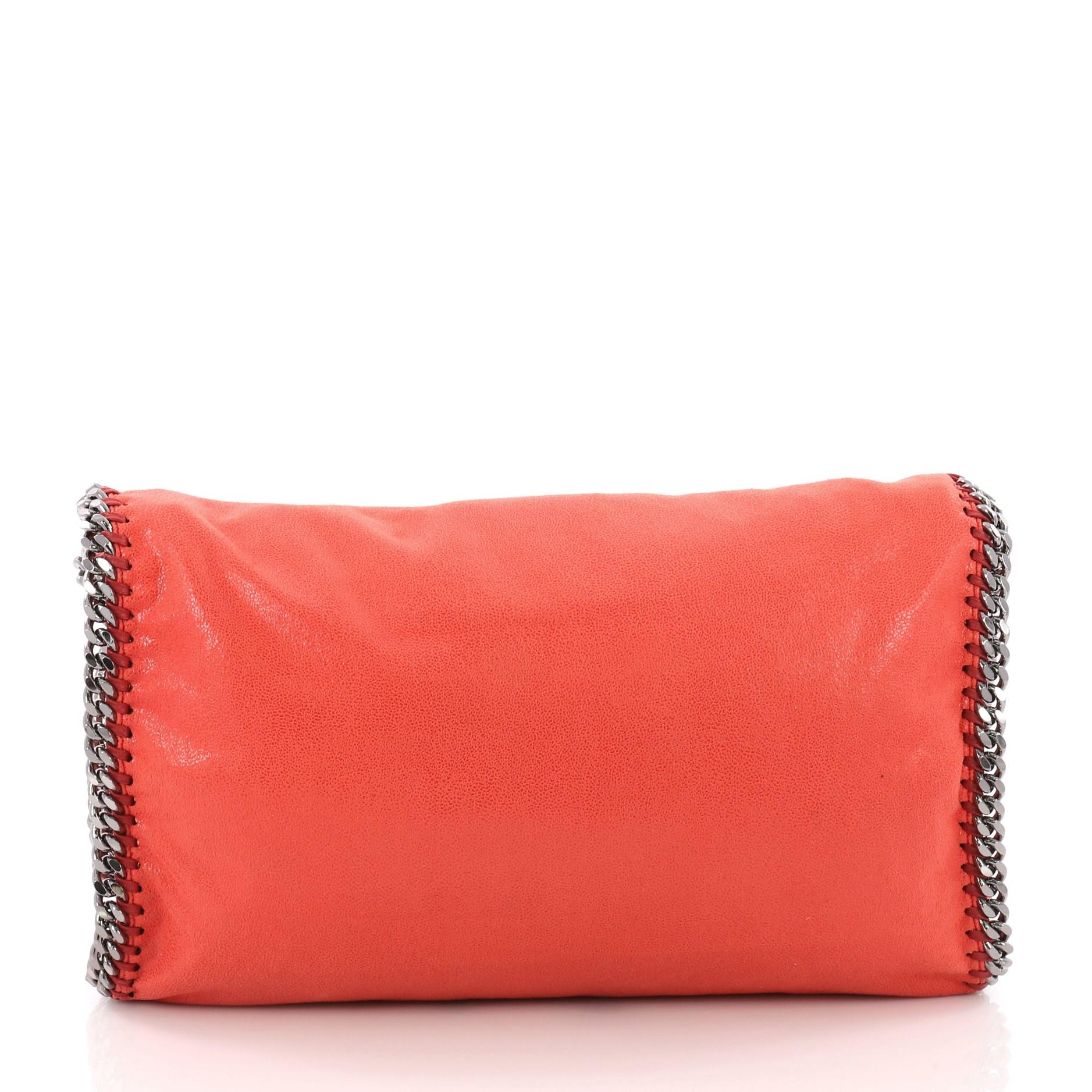 Stella McCartney Falabella Fold Over Bag Shaggy Deer In Excellent Condition In NY, NY