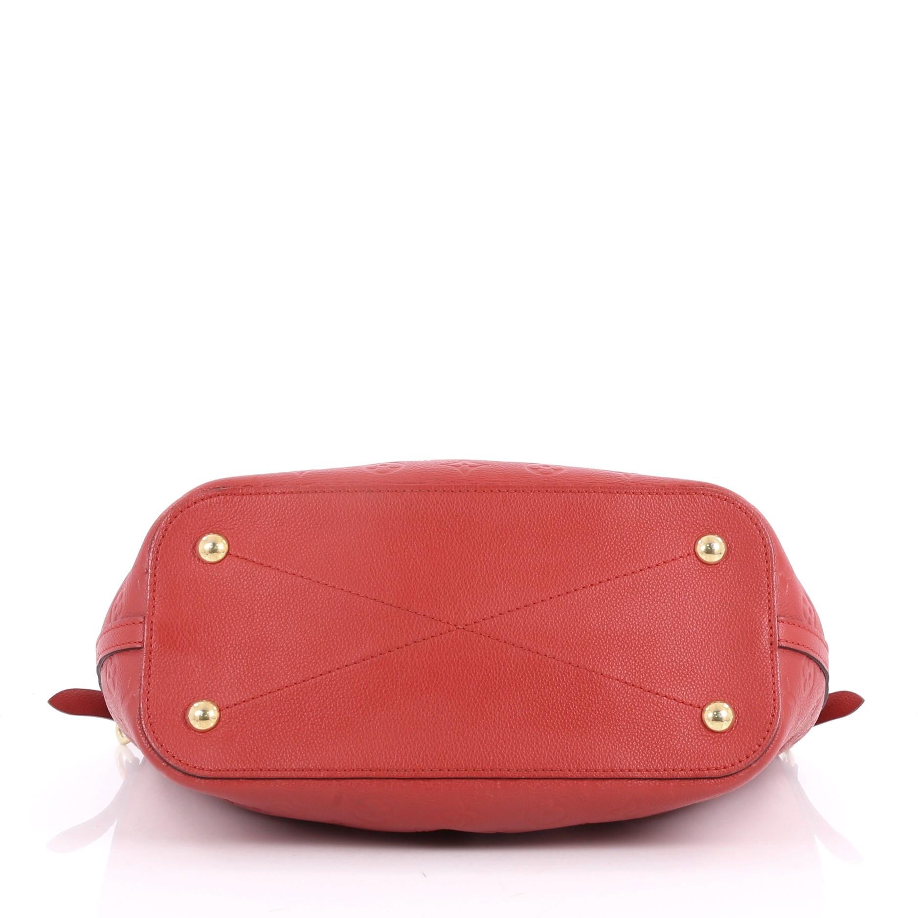 Women's or Men's Louis Vuitton Mazarine Handbag Monogram Empreinte Leather MM