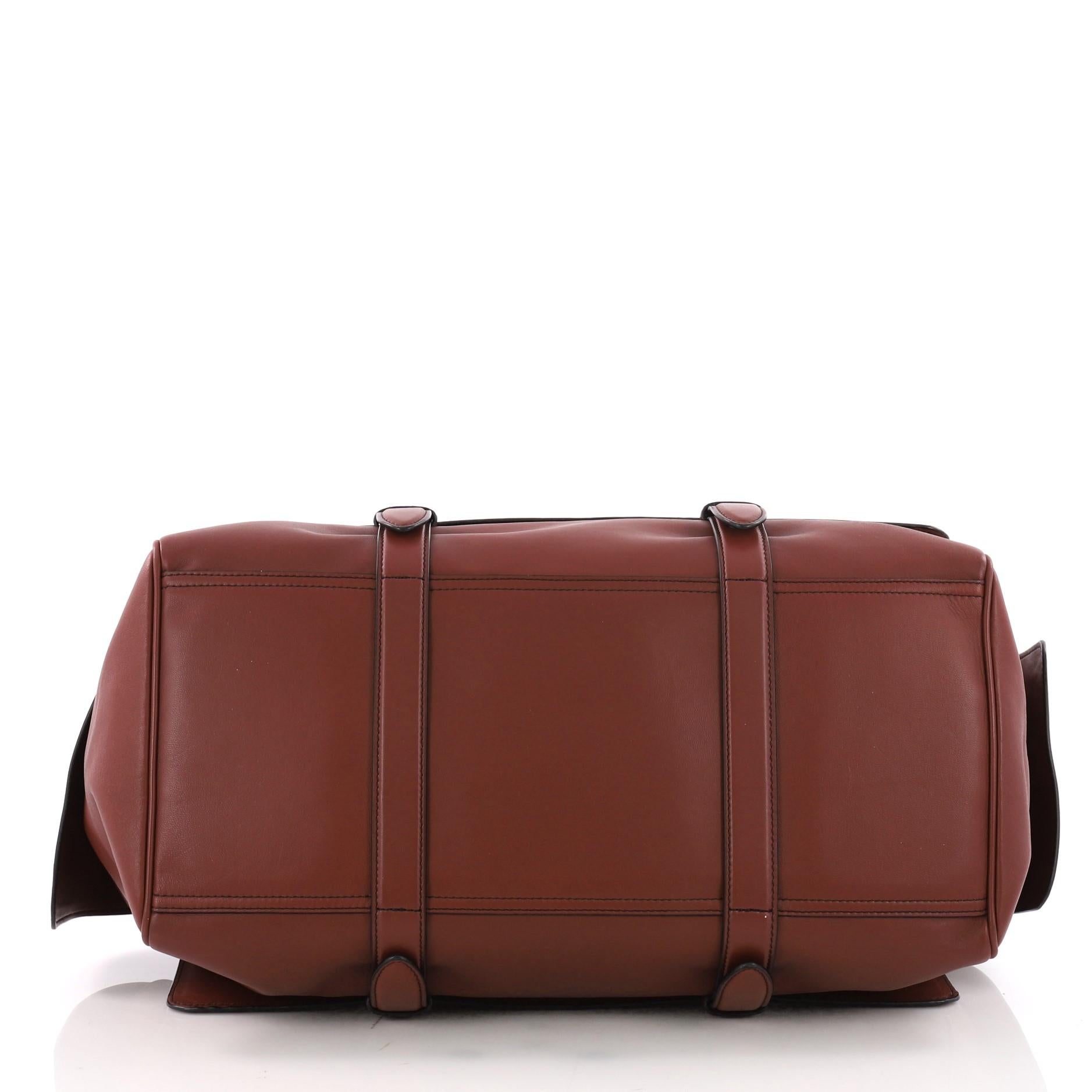 Bottega Veneta Monaco Handbag Nappa Leather With Intrecciato Detail Large In Good Condition In NY, NY
