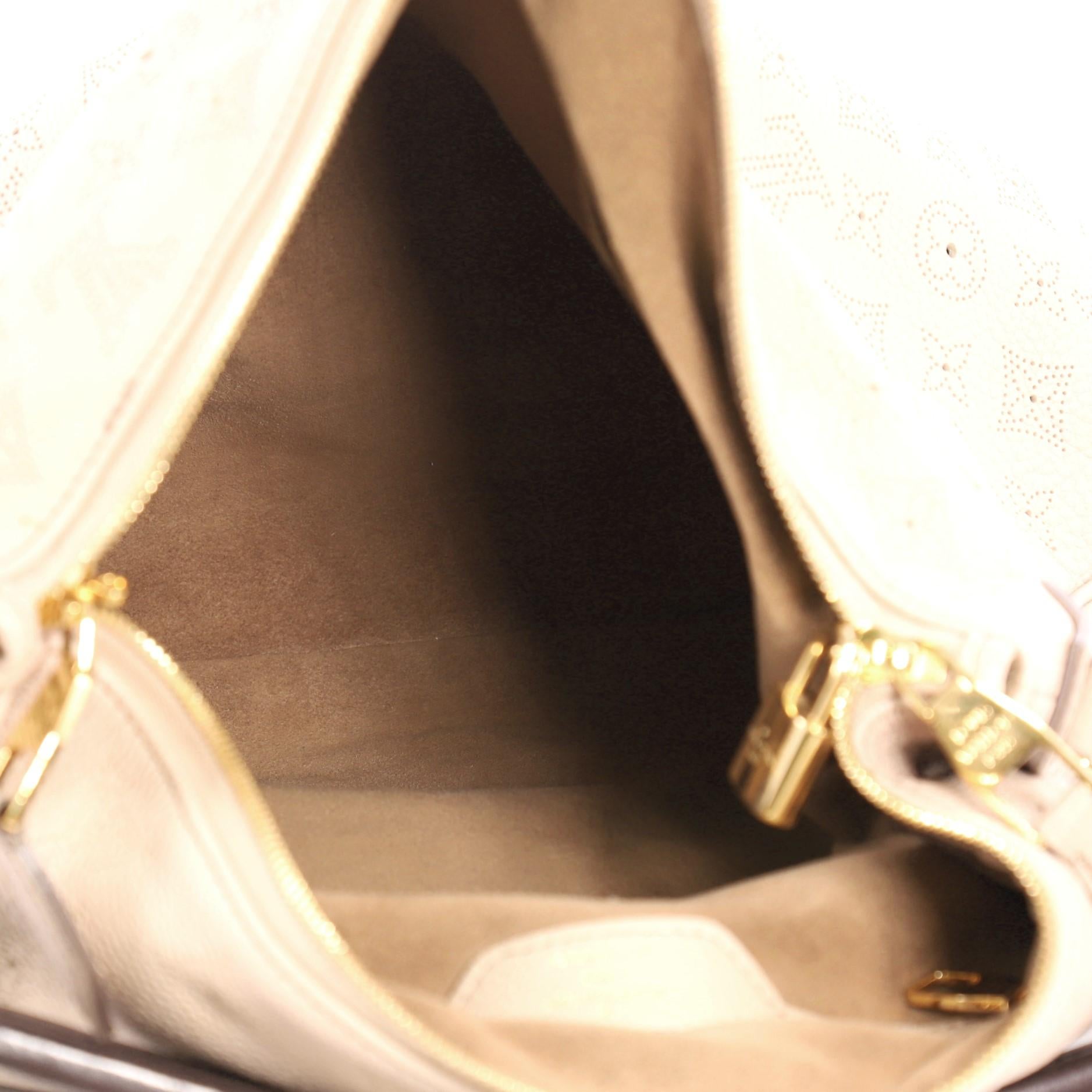 Louis Vuitton Selene Handbag Mahina Leather MM 1