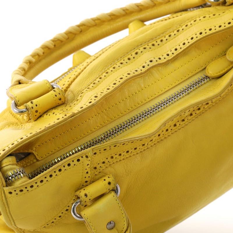 Balenciaga City Giant Brogues Medium Leather Handbag  3