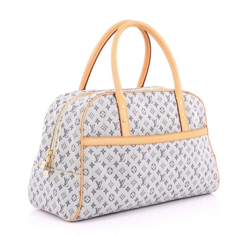 Beige Louis Vuitton Marie Mini Lin Handbag 