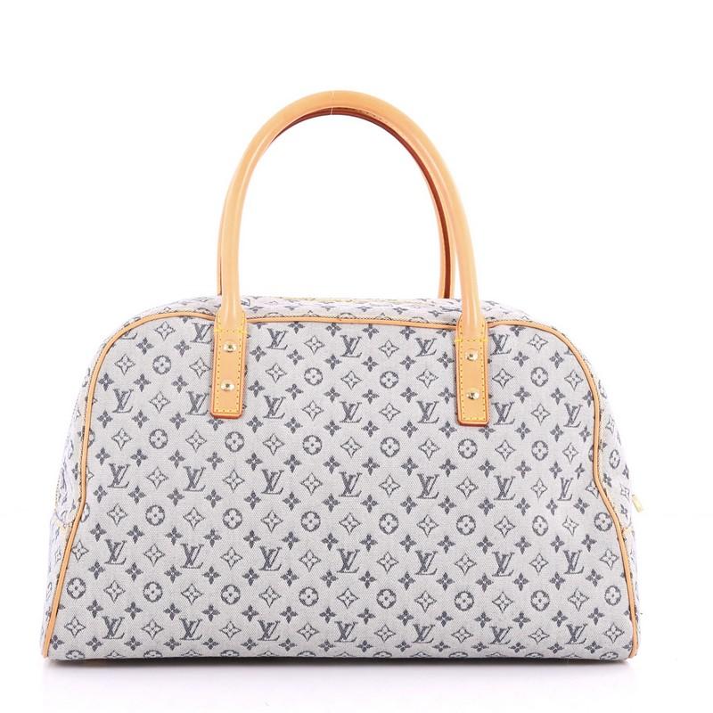 Louis Vuitton Marie Mini Lin Handbag  In Good Condition In NY, NY