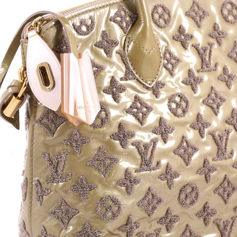 Louis Vuitton Fascination Lockit Patent Lambskin Handbag  4