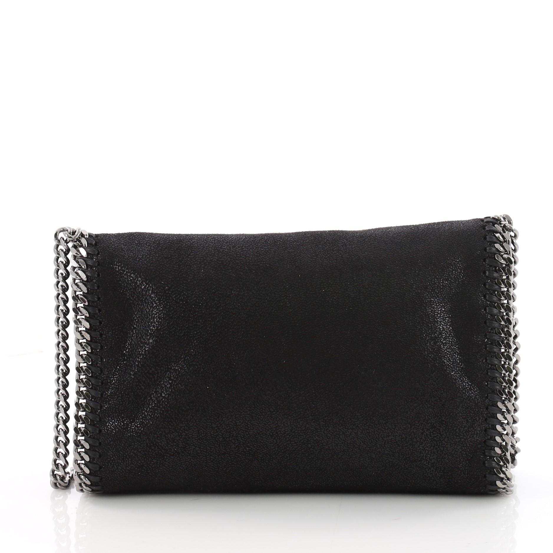 Stella McCartney Falabella Clutch on Chain Shaggy Deer In Good Condition In NY, NY