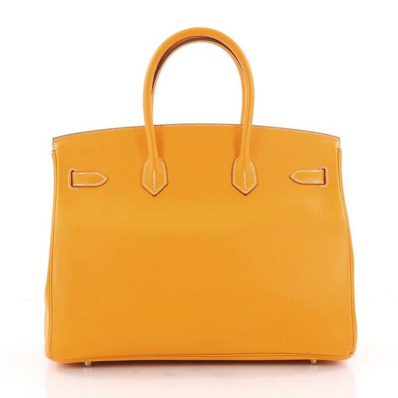 Hermes Candy Birkin Handbag Epsom 35  In Good Condition In NY, NY