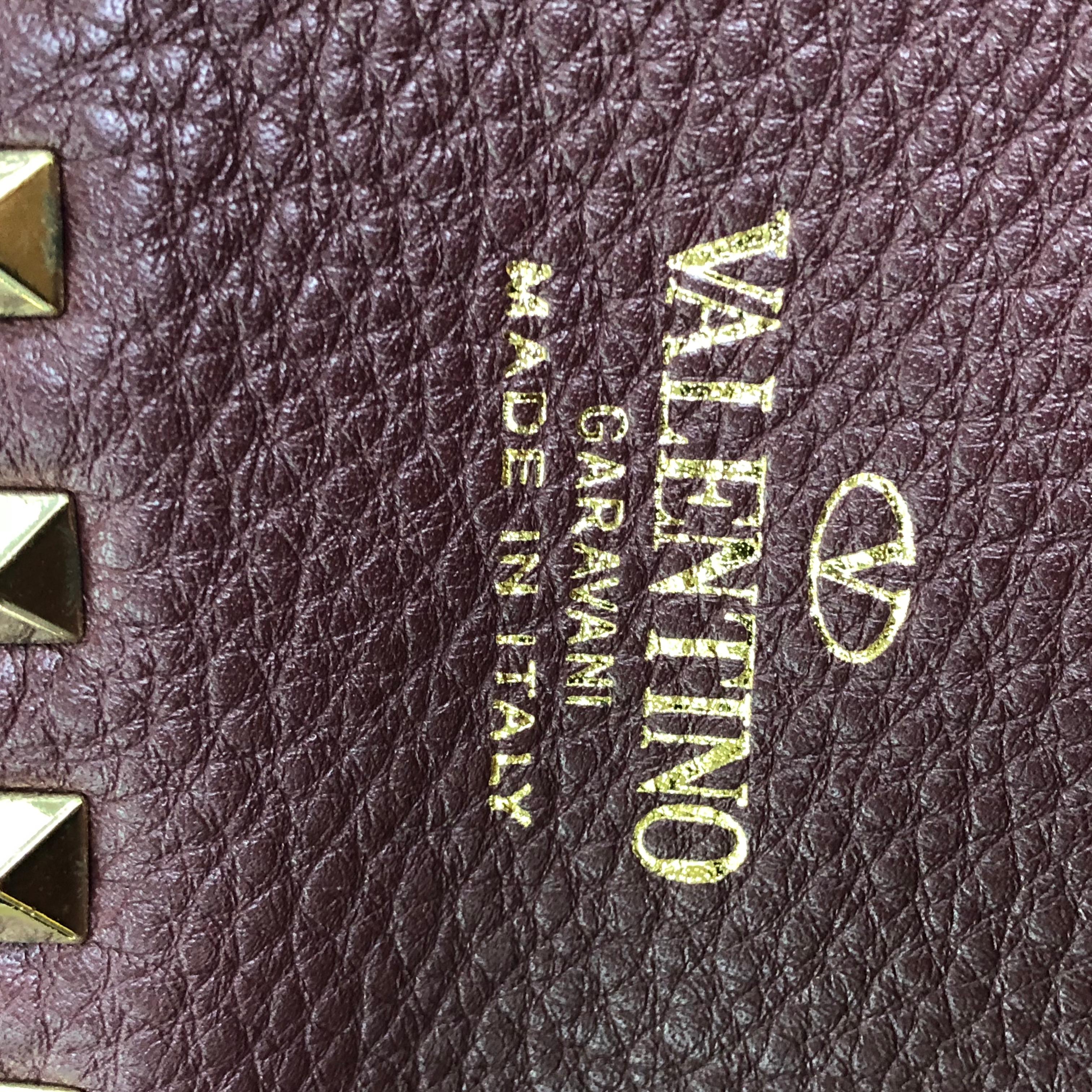 Valentino Rockstud Reversible Convertible Tote Leather Medium 6