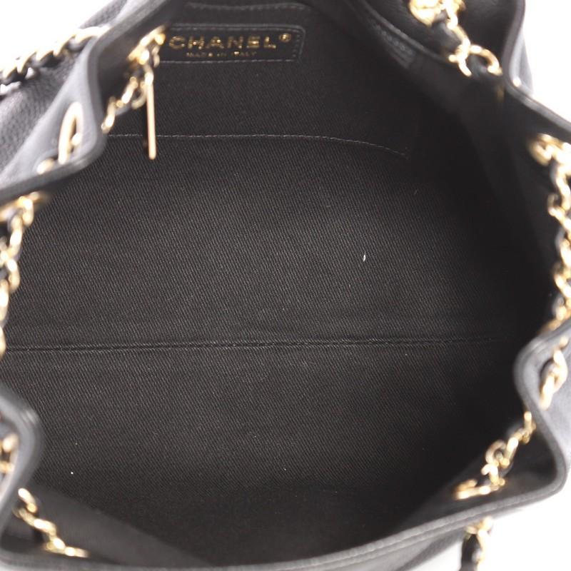 Chanel Zip & Carry Shopping Tote Quilted Caviar Small 1