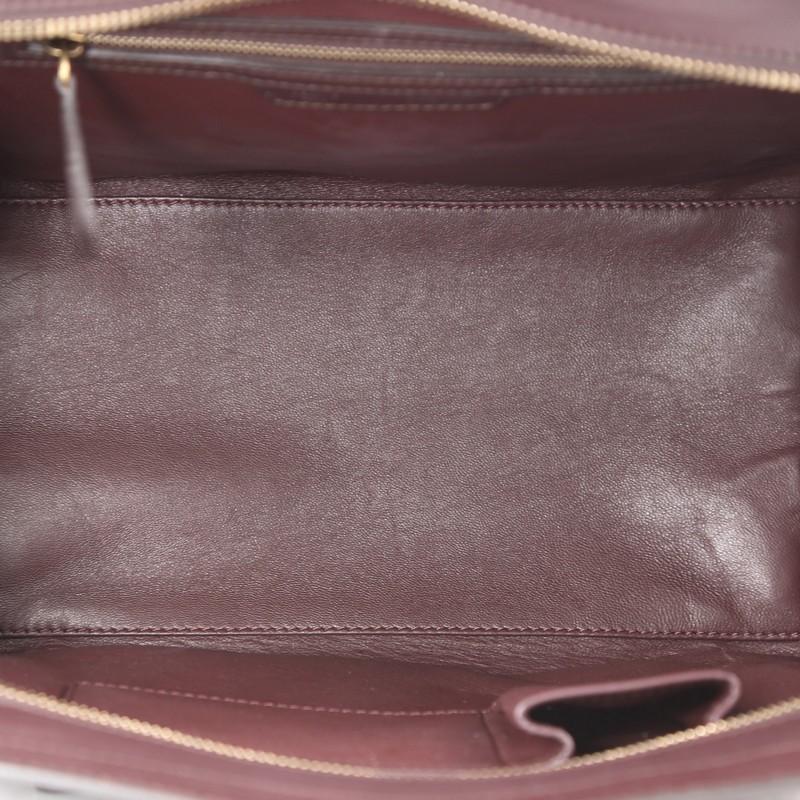 Celine Luggage Handbag Canvas and Leather Mini  1