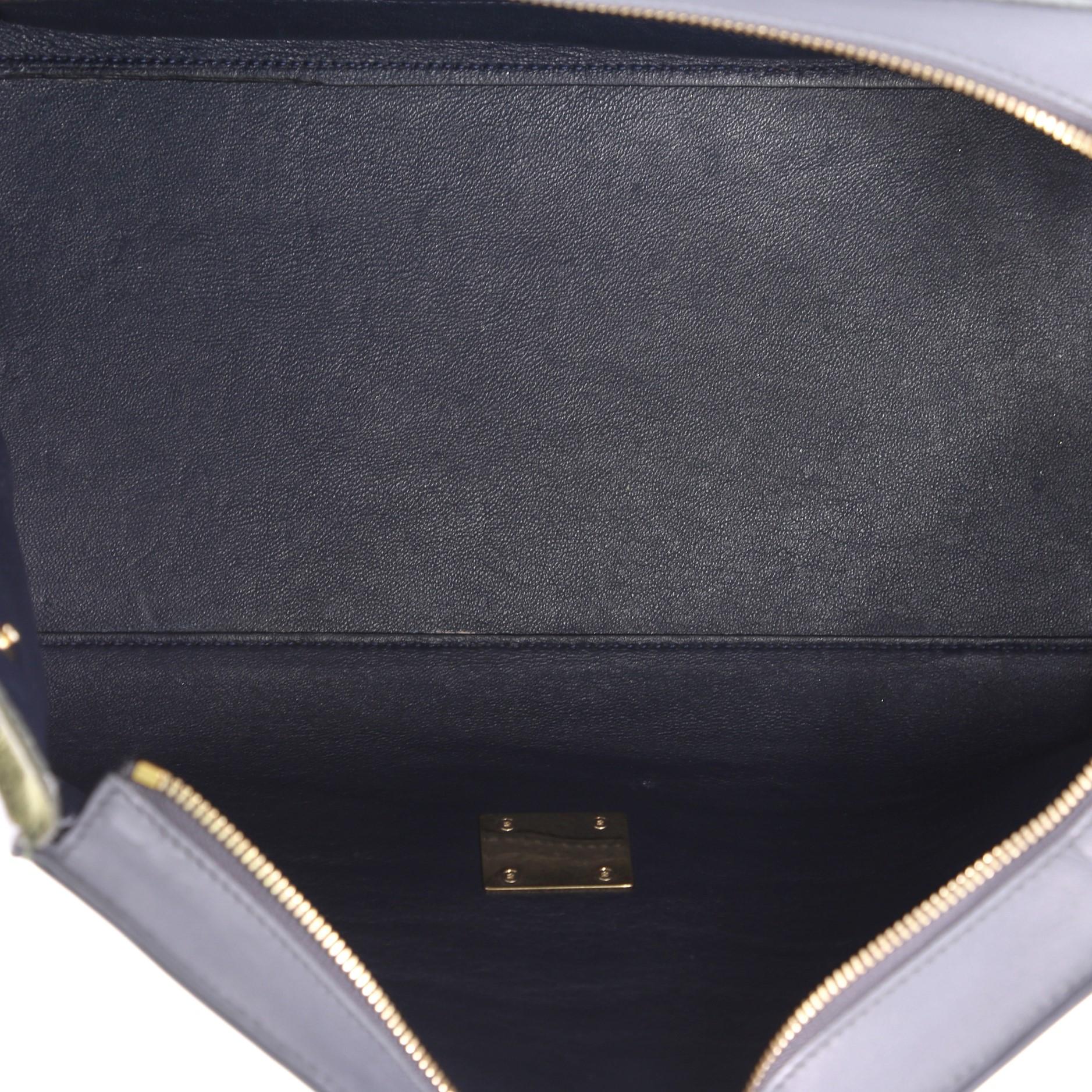 Celine Tricolor Trapeze Handbag Leather Medium 1