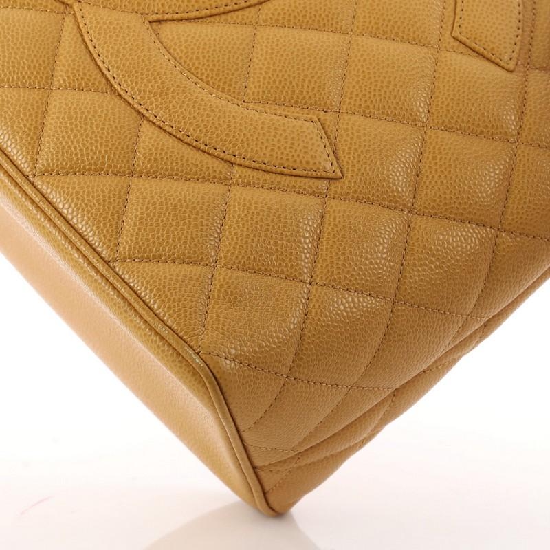 Chanel Medallion Tote Quilted Caviar  2