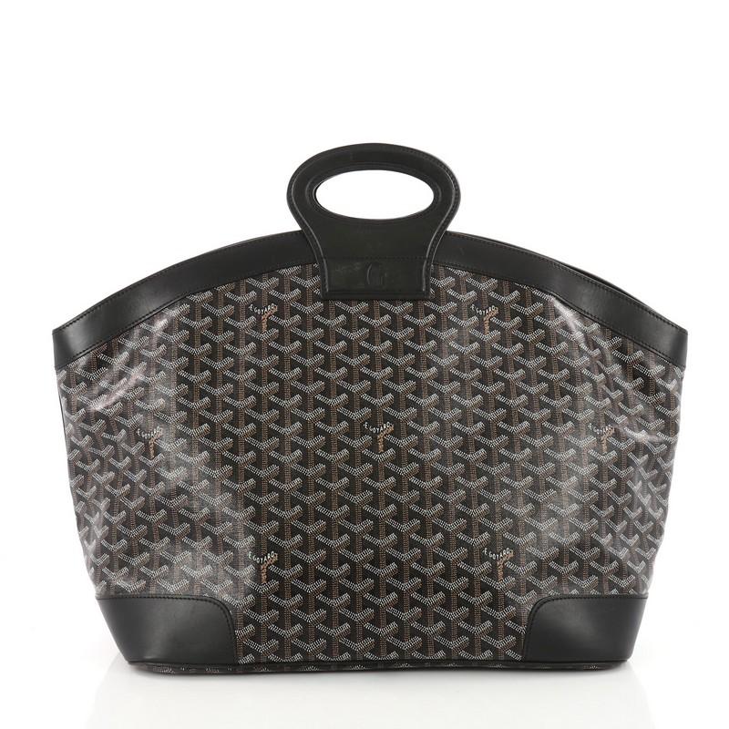 Black Goyard Beluga Bag Coated Canvas MM