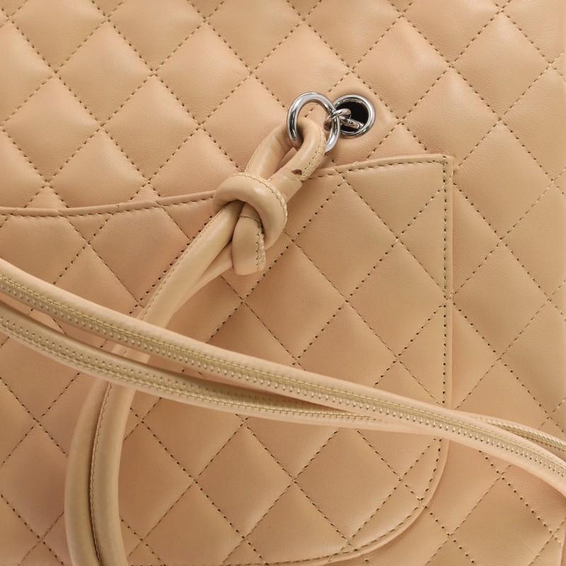 Chanel Cambon Flap Tote Quilted Leather Large 2