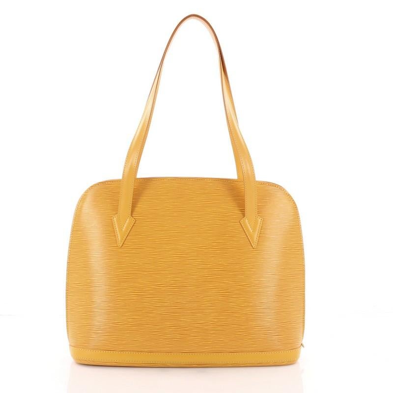 Louis Vuitton Lussac Handbag Epi Leather In Good Condition In NY, NY