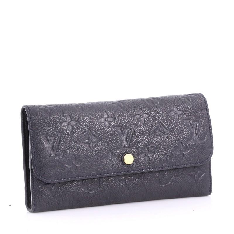 Black  Louis Vuitton Virtuose Wallet Monogram Empreinte Leather