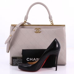Chanel Coco Luxe Shopping Tote Quilted Calfskin Large