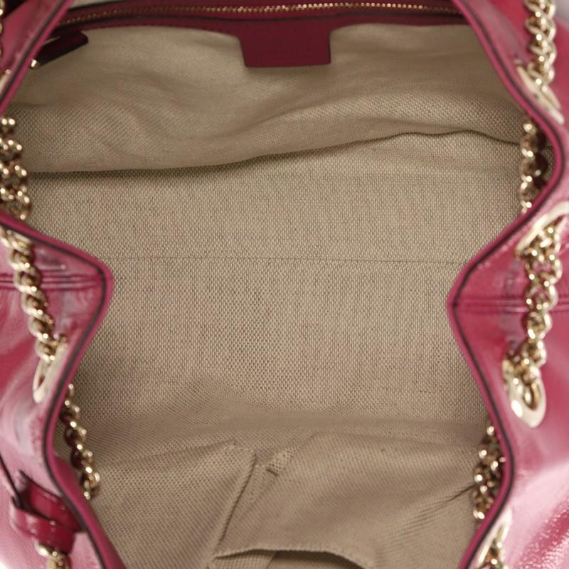 Gucci Soho Chain Strap Shoulder Bag Patent Medium 1