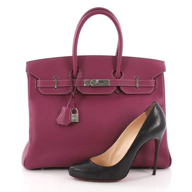 Hermes Candy Birkin Handbag Epsom 35 For Sale at 1stdibs