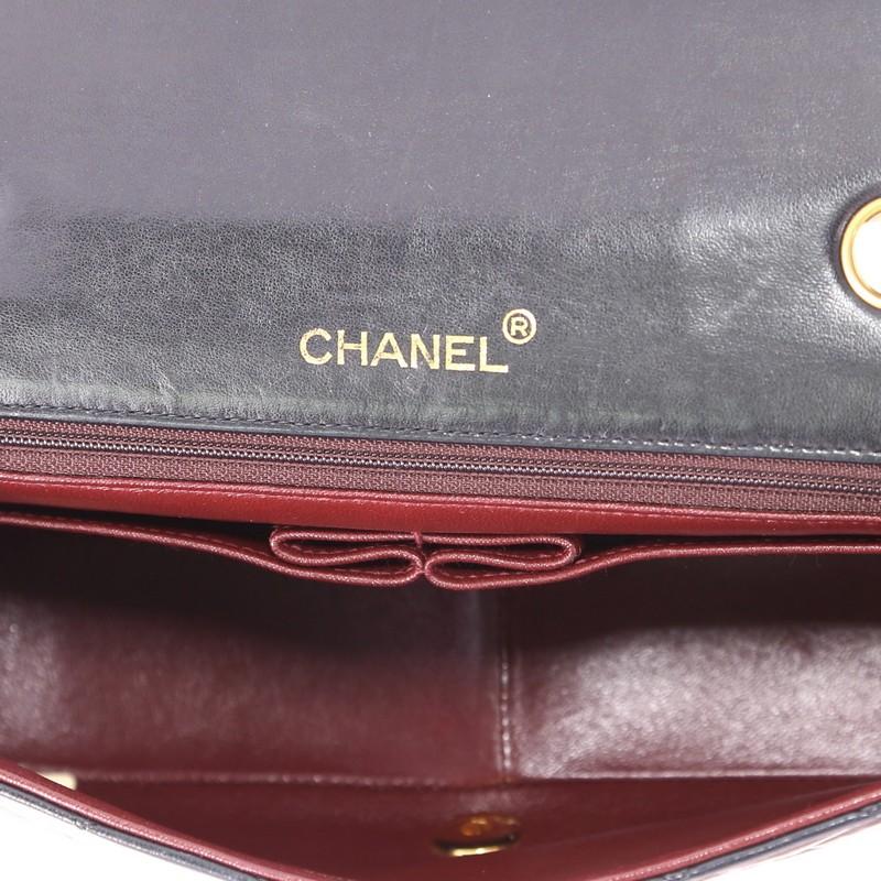 Chanel Vintage Full Flap Bag Quilted Lambskin Medium 1