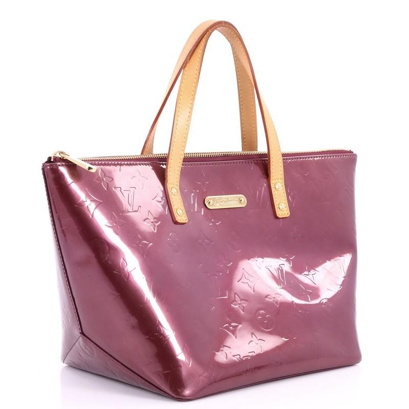 Brown Louis Vuitton Bellevue Handbag Monogram Vernis PM