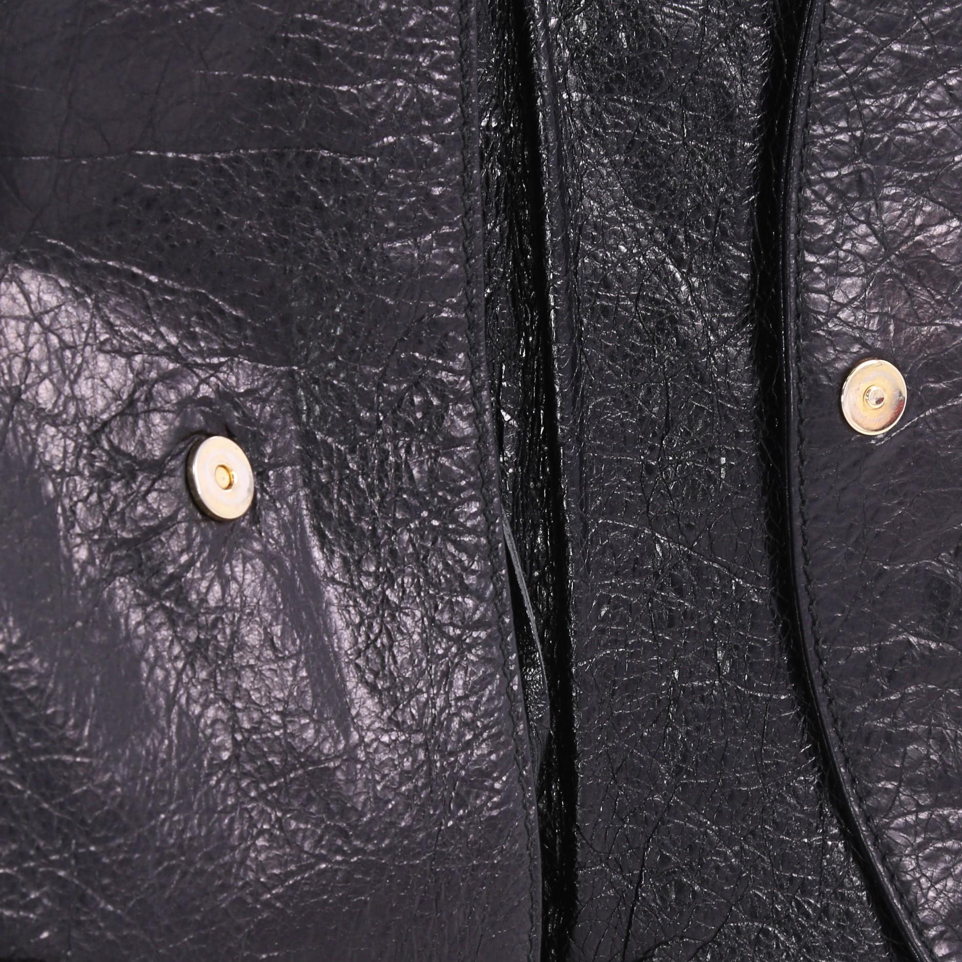 Balenciaga Envelope Strap Clutch Giant Studs Leather 4