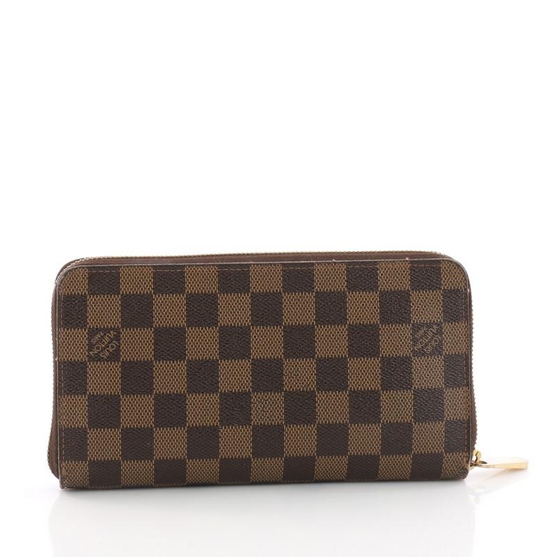 Louis Vuitton Zippy Organizer Damier In Good Condition In NY, NY