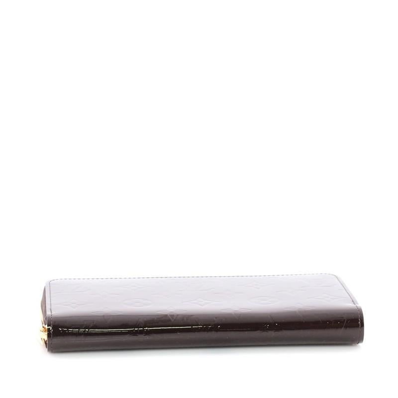 Women's Louis Vuitton Zippy Wallet Monogram Vernis