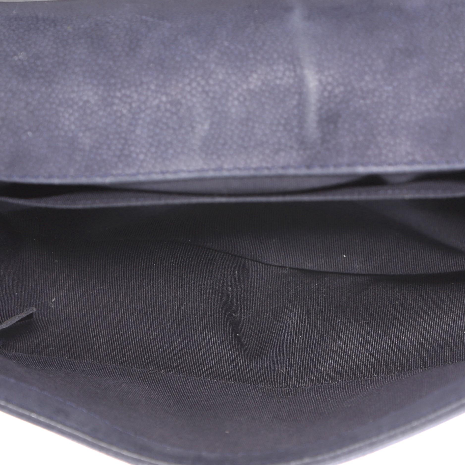 Chanel Boy Flap Bag Quilted Caviar Old Medium 1