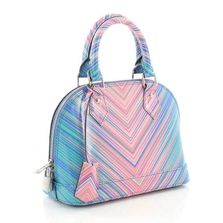 Louis Vuitton Alma Handbag Limited Edition Tropical Epi Leather BB at 1stdibs
