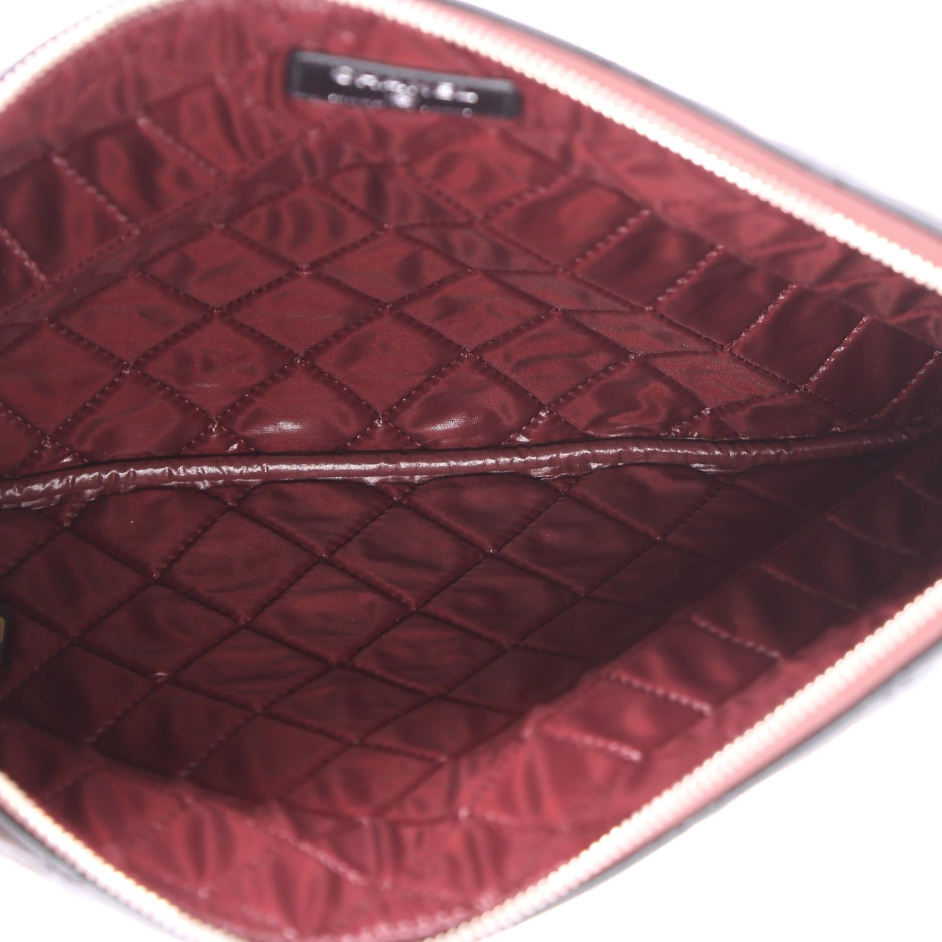 Chanel O Case Clutch Quilted Lambskin Medium  1