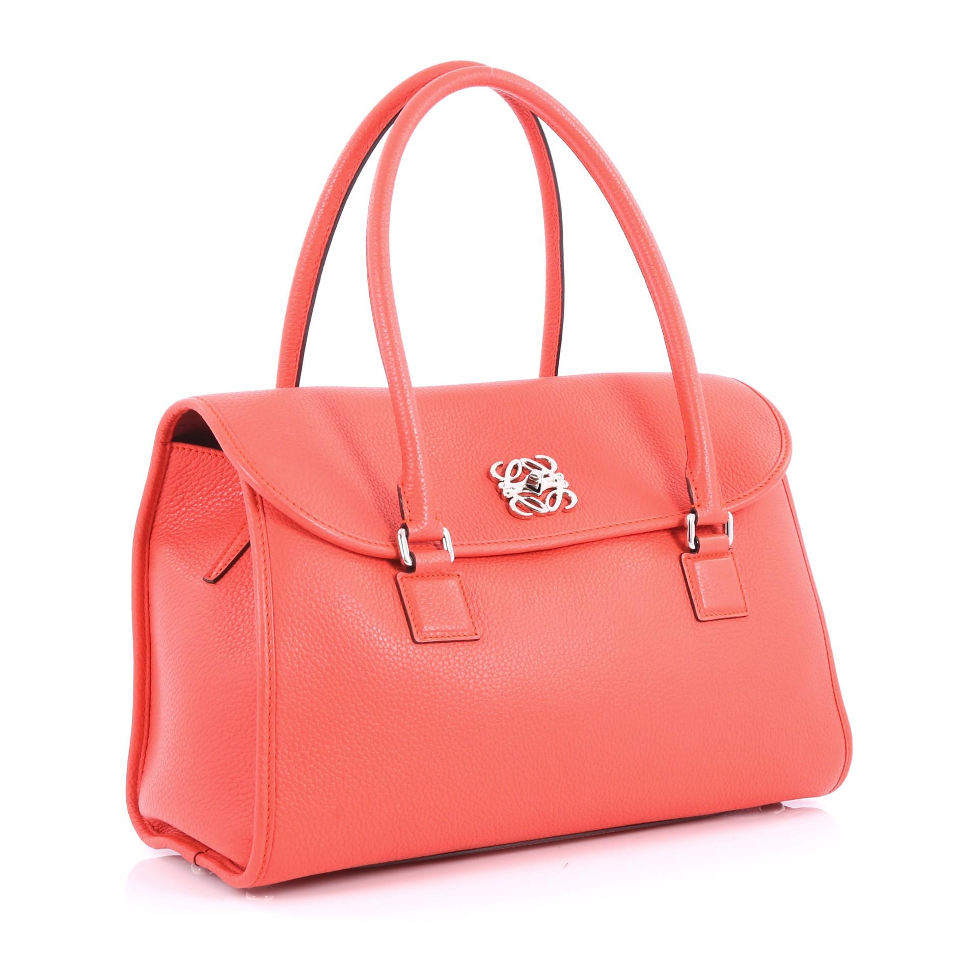 Pink Loewe Alamo Handbag Leather 36 Alamo Handbag Leather 36