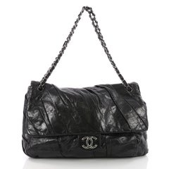 Chanel Twisted Flap Bag Glazed Calfskin Jumbo