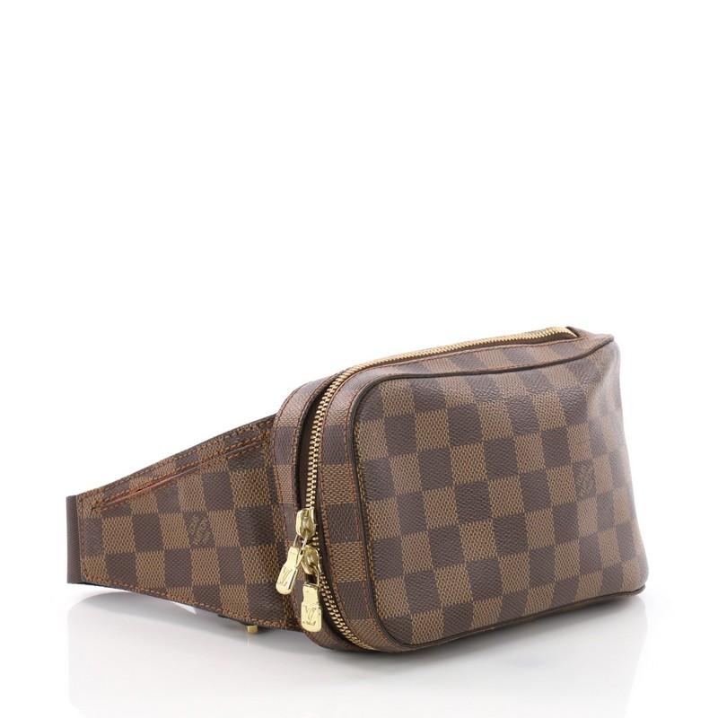 Brown Louis Vuitton Geronimos Waist Bag Damier
