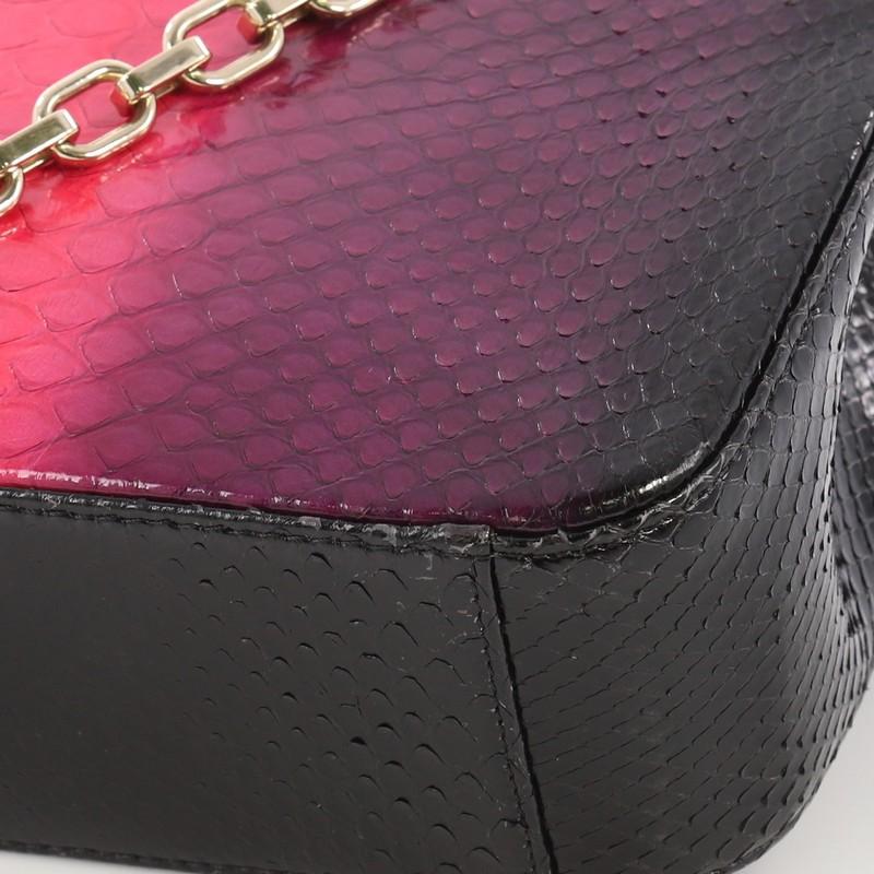 Christian Dior Miss Dior Flap Bag Ombre Python Medium 3